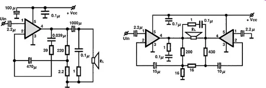 ULN3703Z I - II electronic component with associated schematic circuit diagram